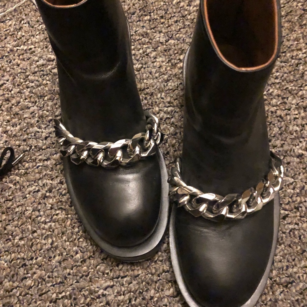 Givenchy chain ankle boots